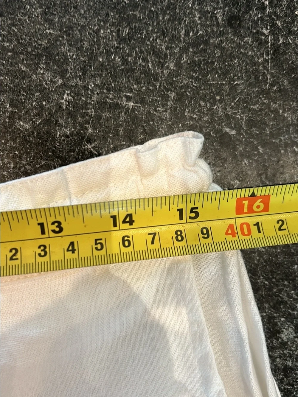 Linen Blend Drawstring Shorts - Picture 5 of 10
